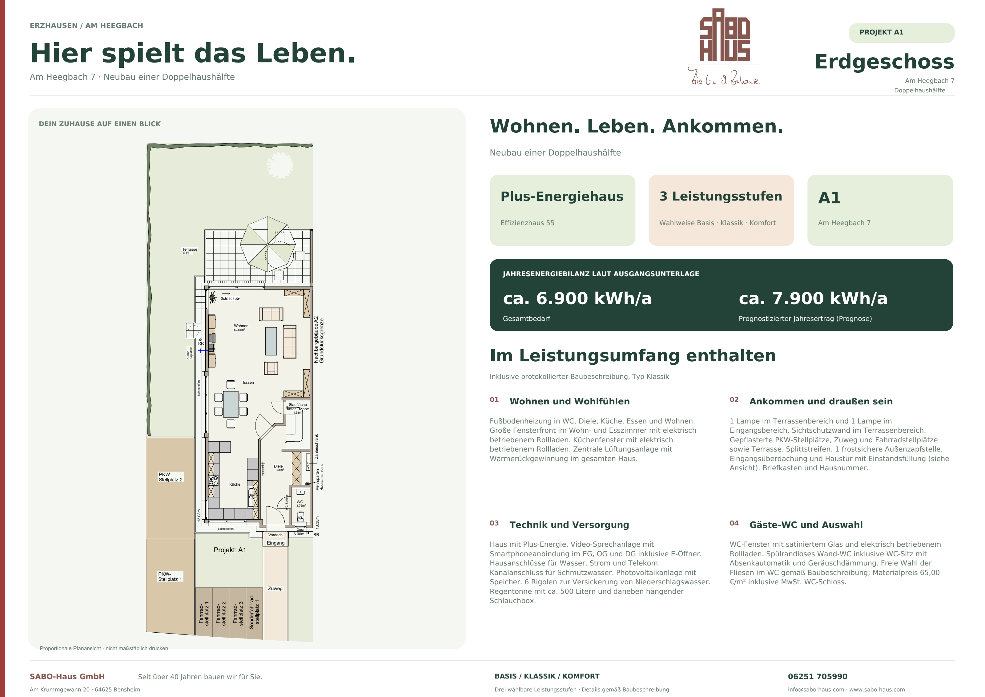Erdgeschoss · A1 · DIN A3 Hochformat · Seite 1
