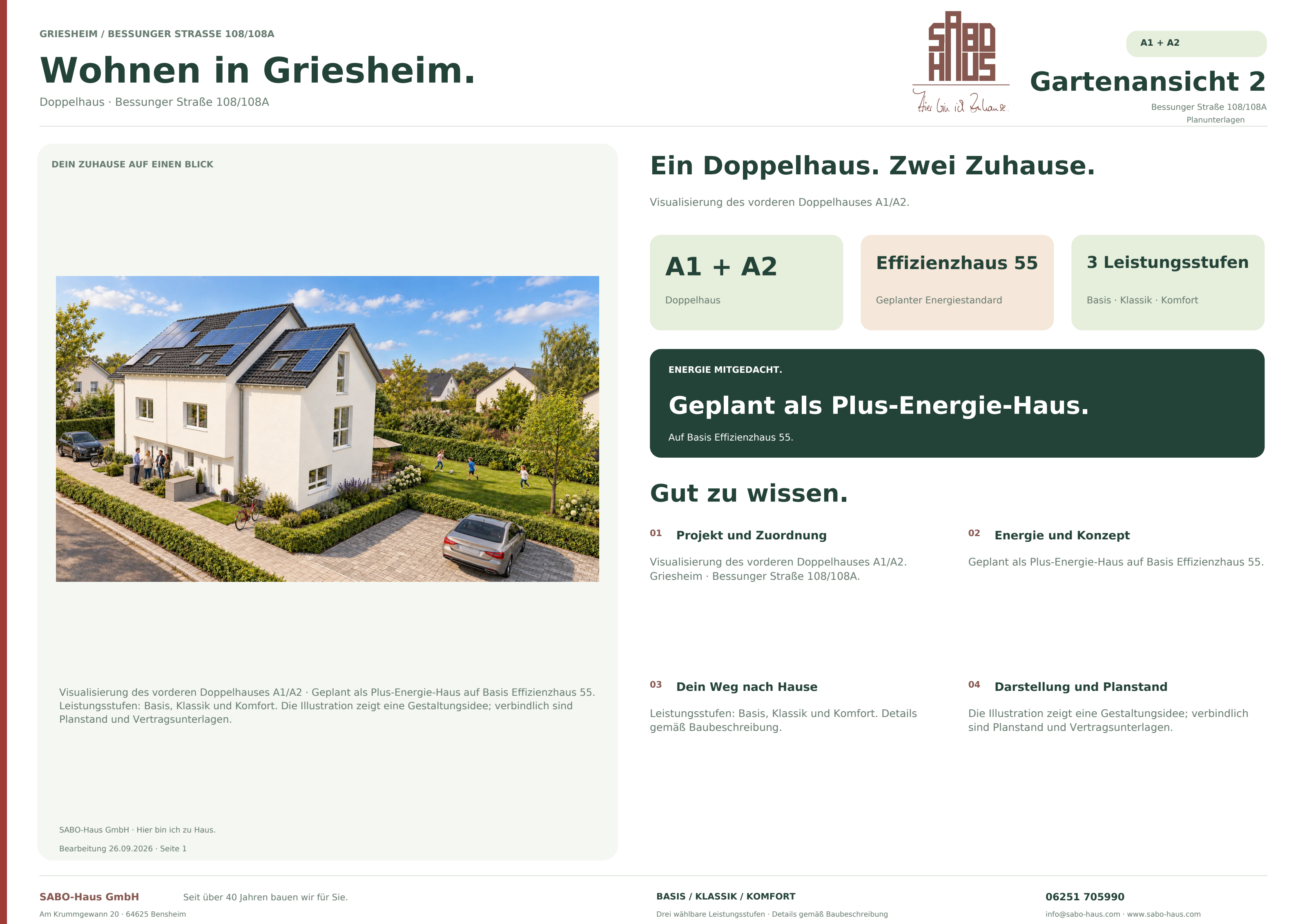 Gartenansicht 2 · A1/A2 · Seite 1