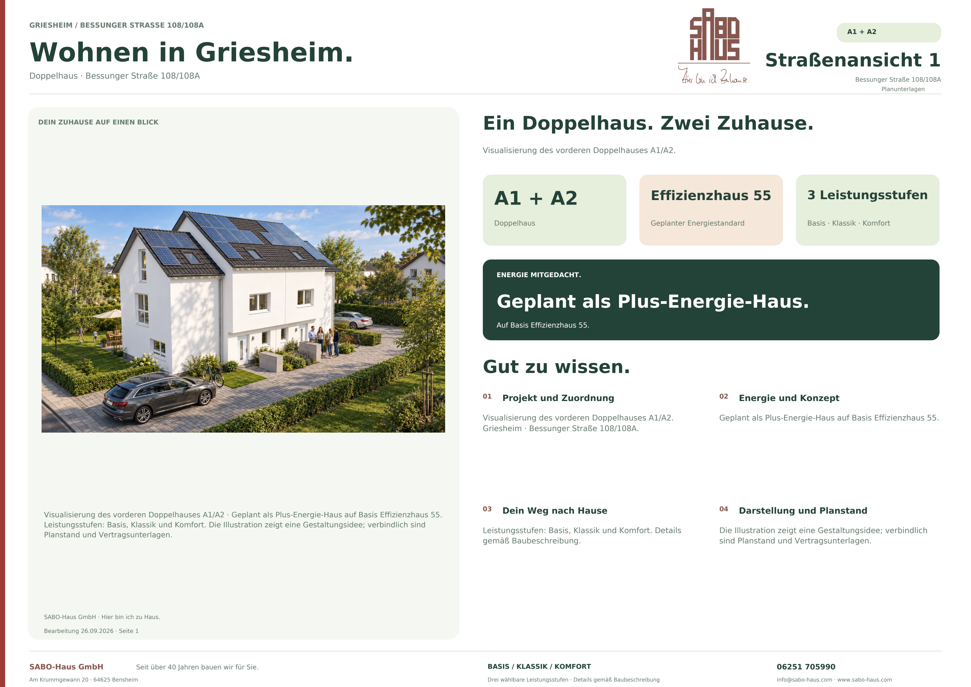 Straßenansicht 1 · A1/A2 · Seite 1