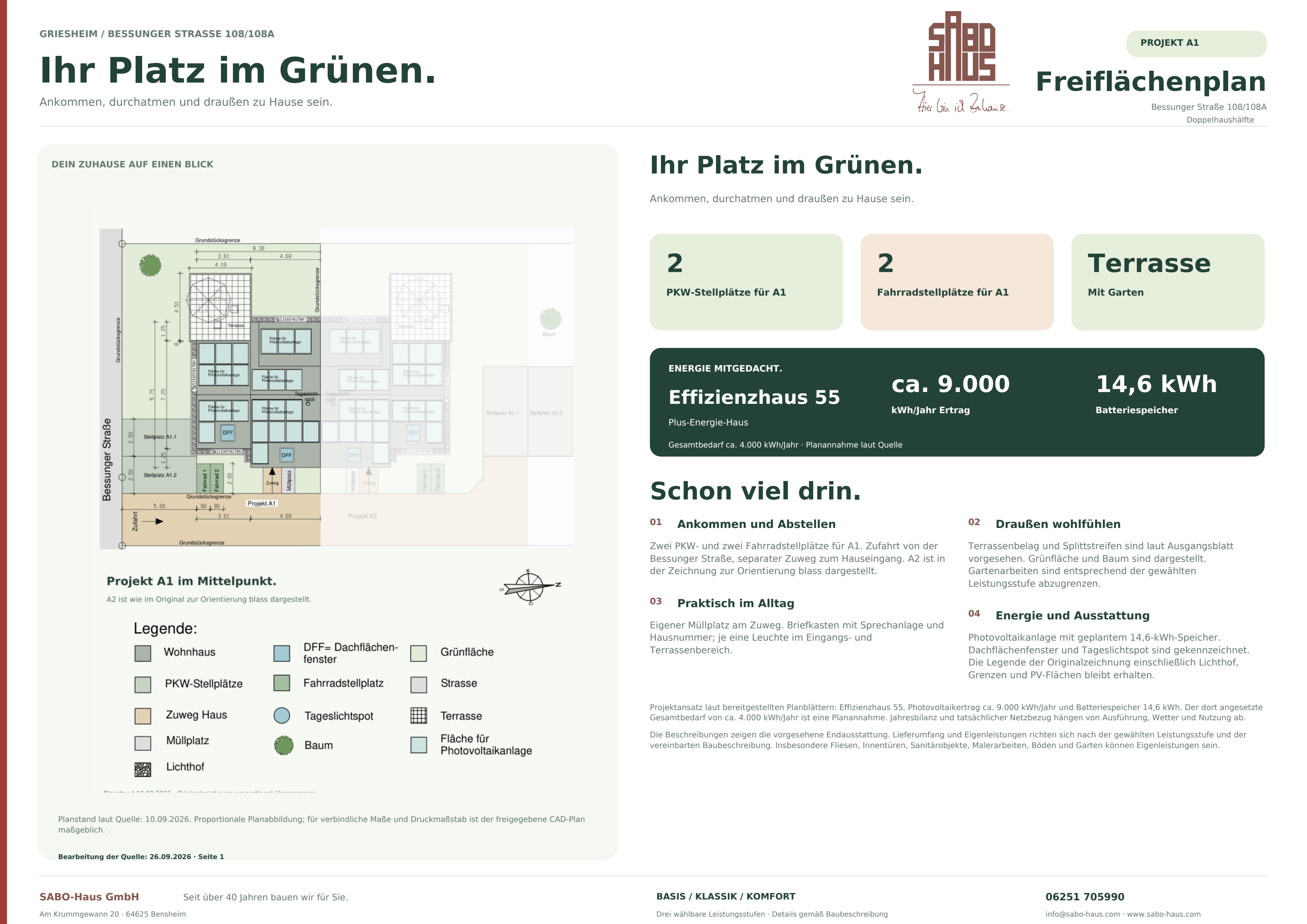 Vorschau: Freiflächenplan · A1