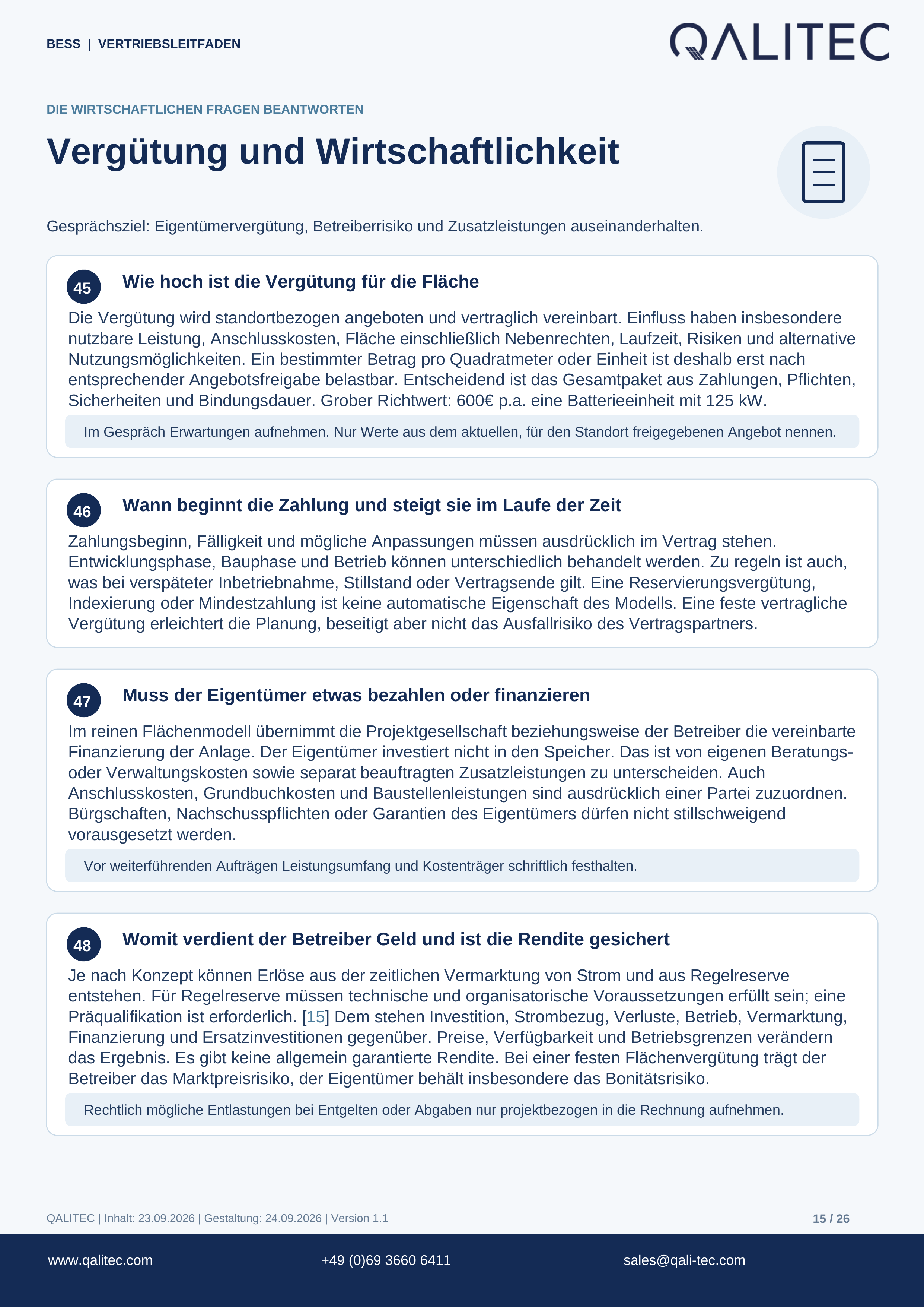 QALITEC · Fragen und Antworten · Seite 15 von 26