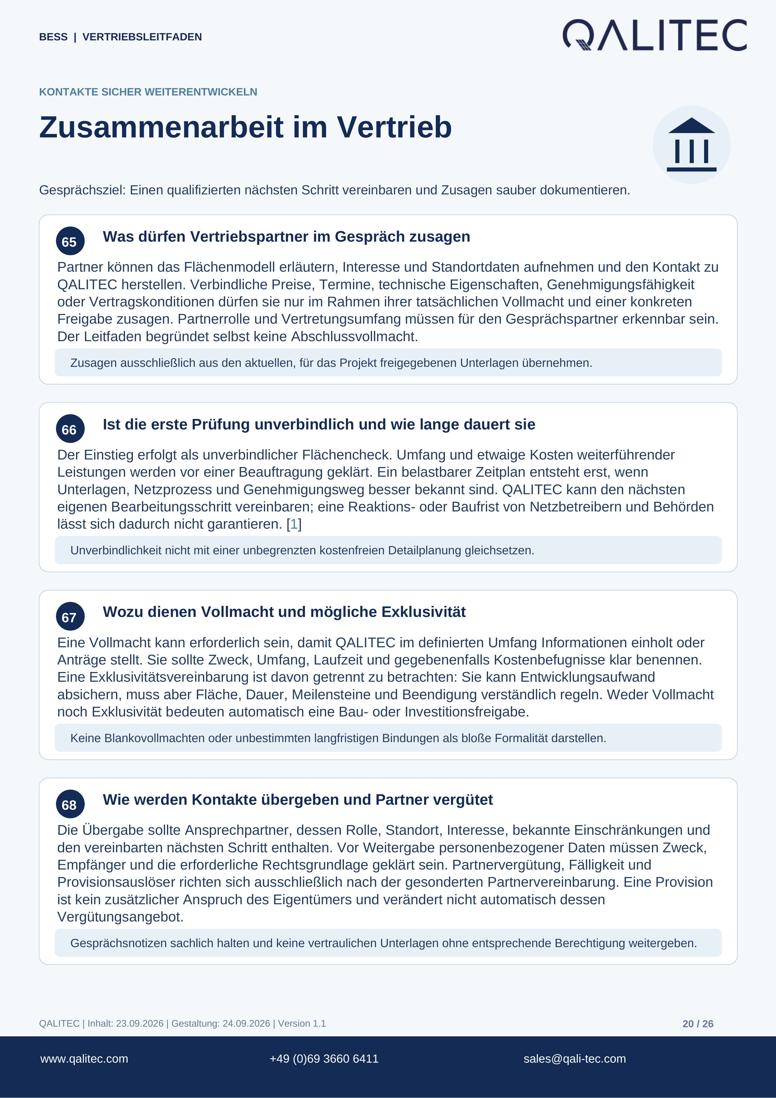 QALITEC · Fragen und Antworten · Seite 20 von 26