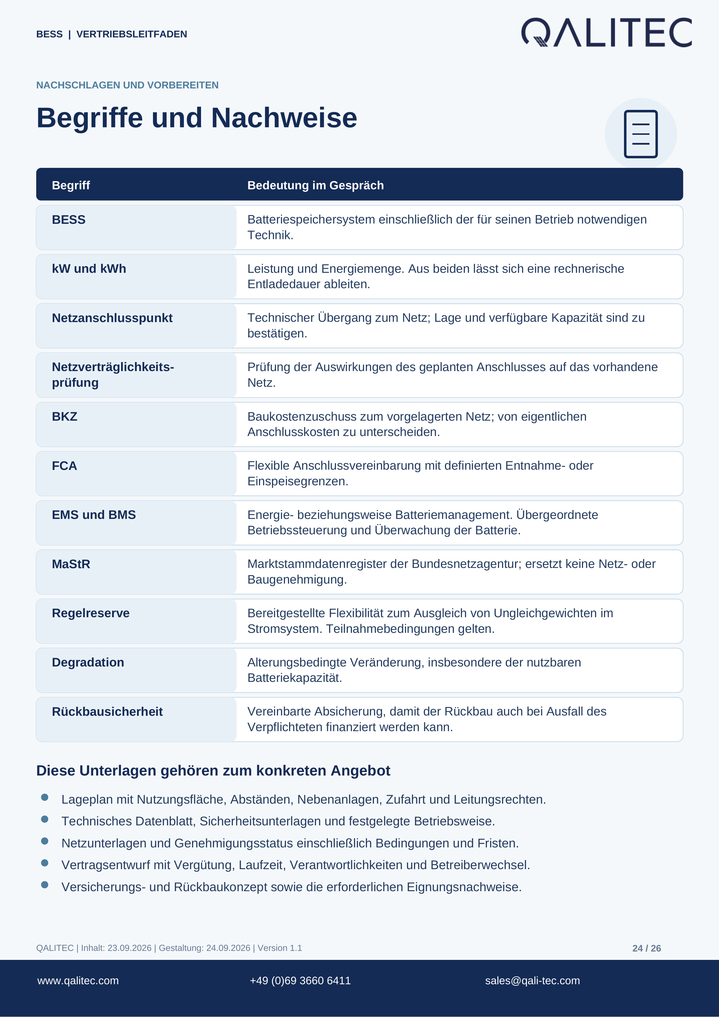 QALITEC · Fragen und Antworten · Seite 24 von 26