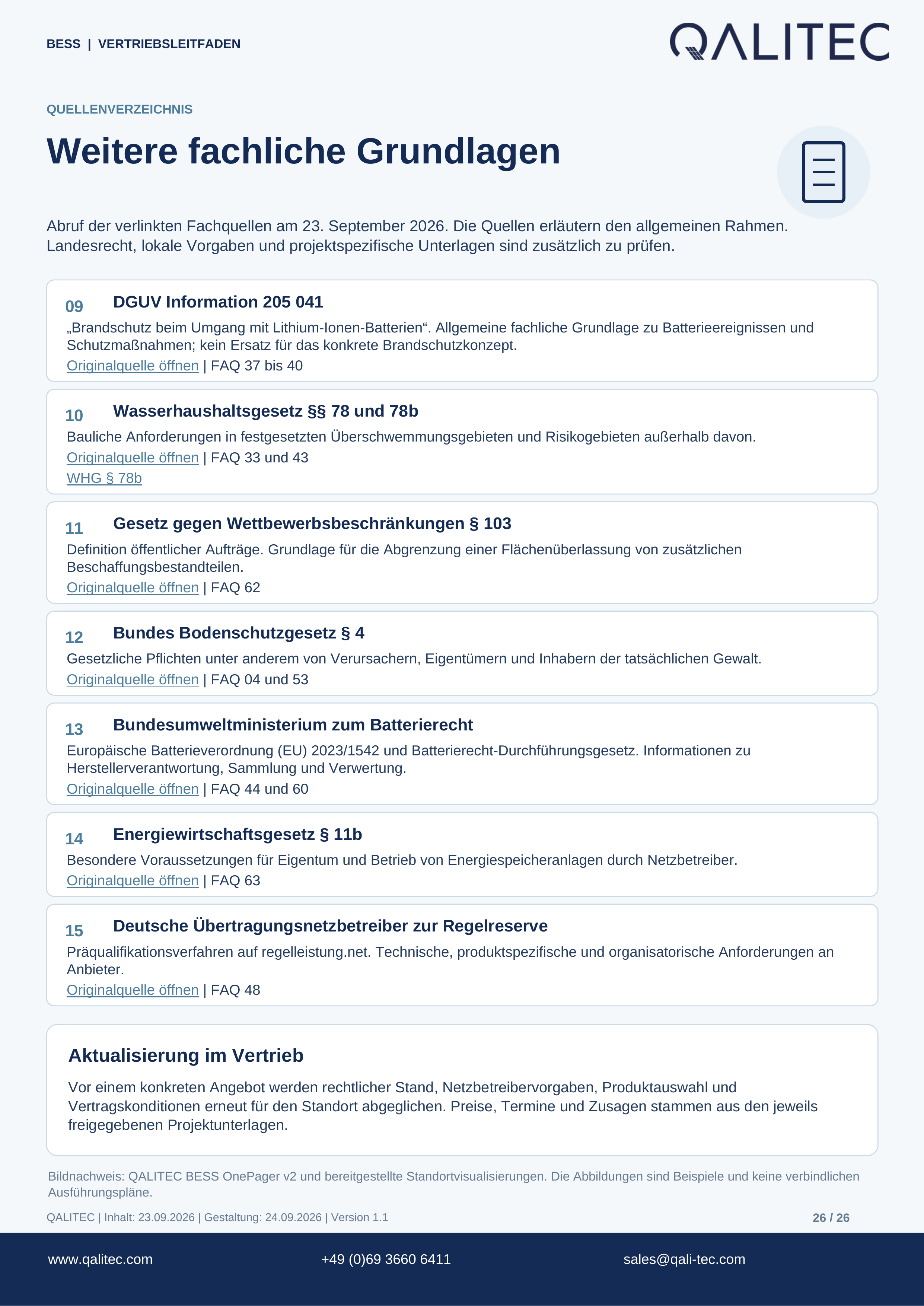 QALITEC · Fragen und Antworten · Seite 26 von 26