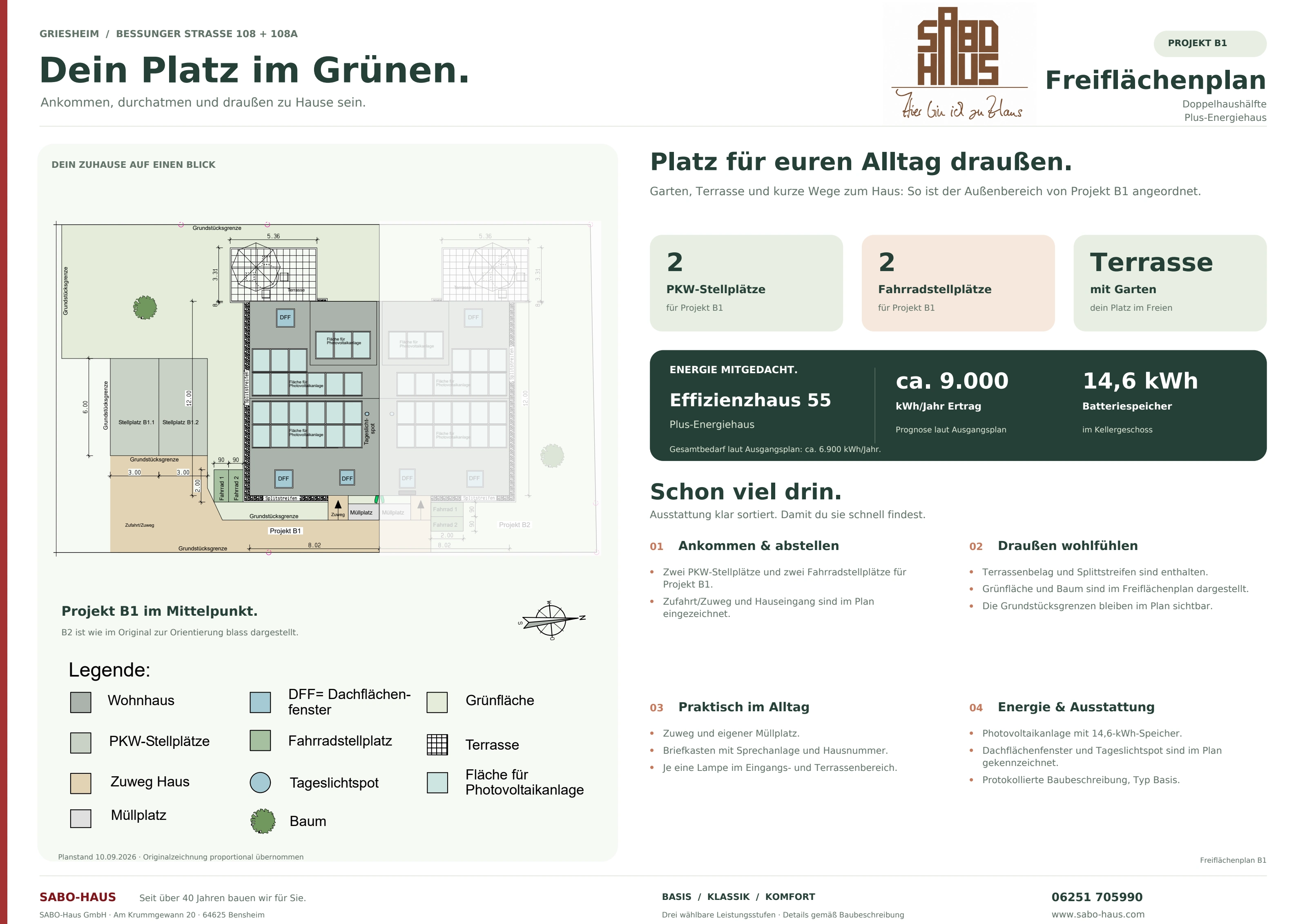 Freiflächenplan B1